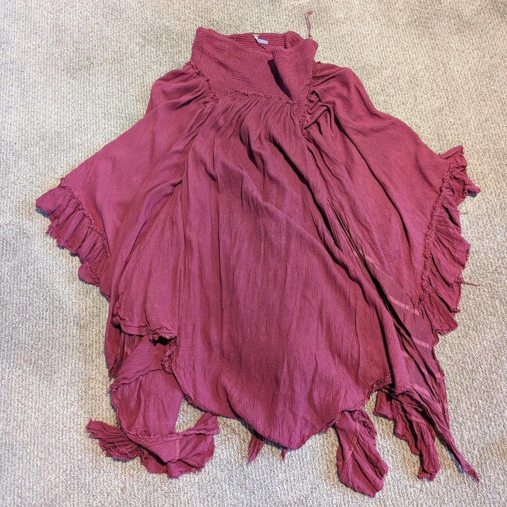 Free People Pink Red Skirt/Dress